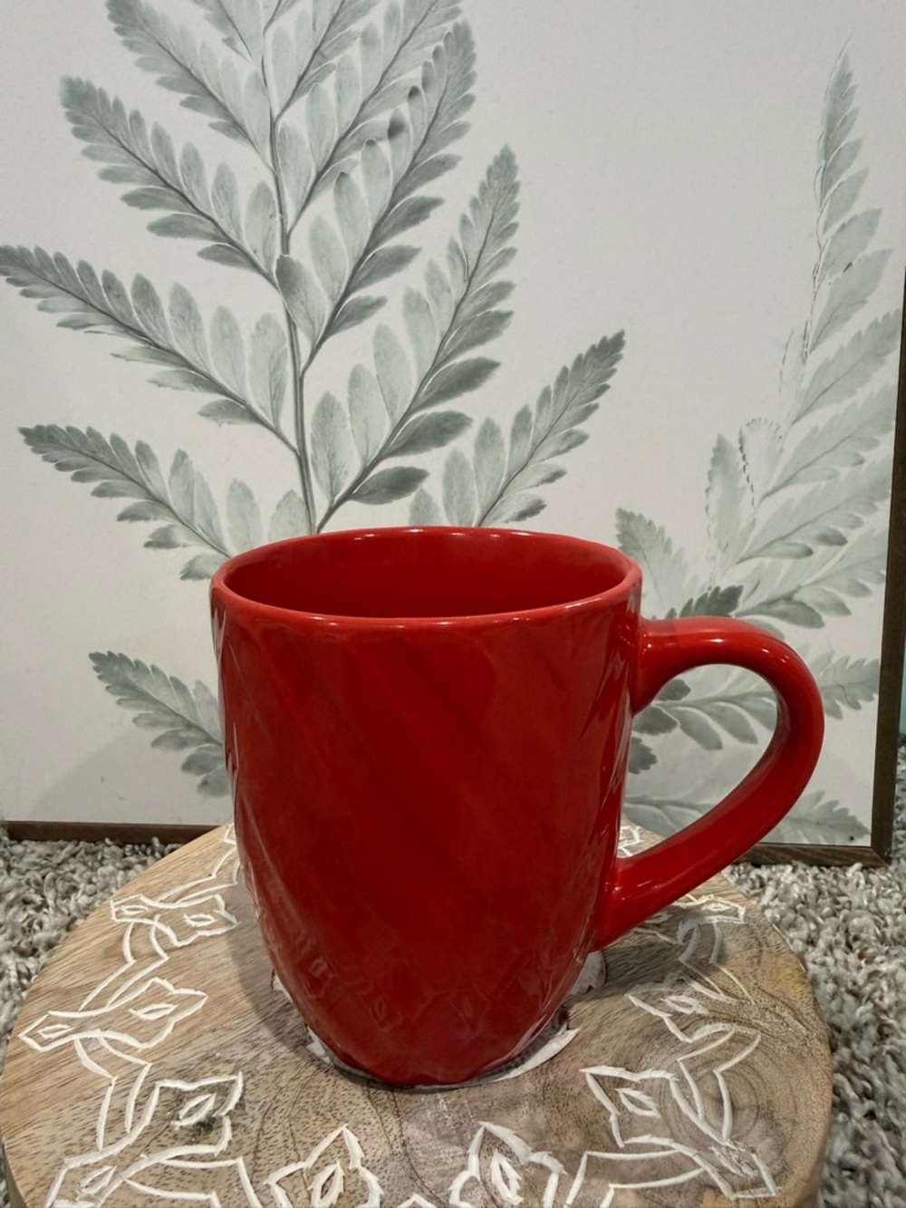 Red Ceramic Coffee Mug - Home Dining
